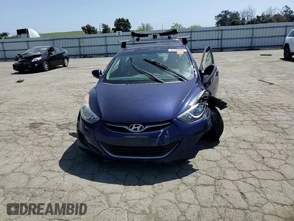 2013 Hyundai Elantra Limited with VIN 5NPDH4AE9DH160415, listed as a Copart auction lot 54180605 with 52,557 mi miles and Salvage Title. Bid and sale history available at DreamBid. Image 13.