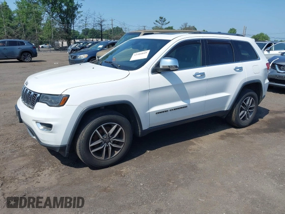 2019 Jeep Grand Cherokee Limited with VIN 1C4RJFBG8KC593755, listed as a IAAI auction lot 42500849 with 287,858 mi miles and . Bid and sale history available at DreamBid. Image 2.
