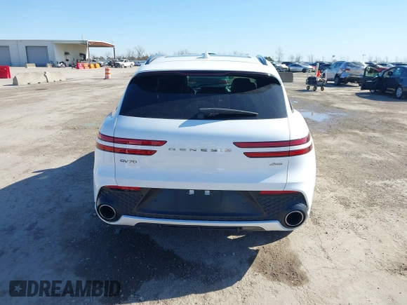2023 Genesis GV70 2.5T with VIN KMUMADTB0PU087966, listed as a IAAI auction lot 41764769 with 33,865 mi miles and . Bid and sale history available at DreamBid. Image 16.