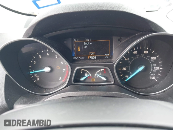 2017 Ford Escape SE with VIN 1FMCU0G99HUC65571, listed as a IAAI auction lot 41923517 with 77,179 mi miles and . Bid and sale history available at DreamBid. Image 15.