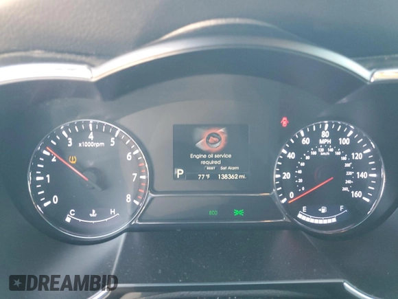 2013 Kia Optima SX with VIN 5XXGR4A66DG182998, listed as a Copart auction lot 46853795 with 138,362 mi miles and Salvage Title. Bid and sale history available at carsss.com. Image 9.