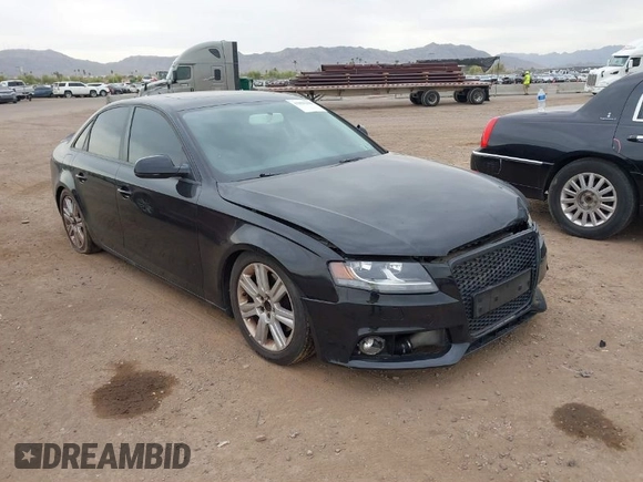 2010 Audi A4 2.0T Premium with VIN WAUBFAFL4AN002978, listed as a IAAI auction lot 41885206 with 192,200 mi miles. Bid and sale history available at carsss.com. Image 1.