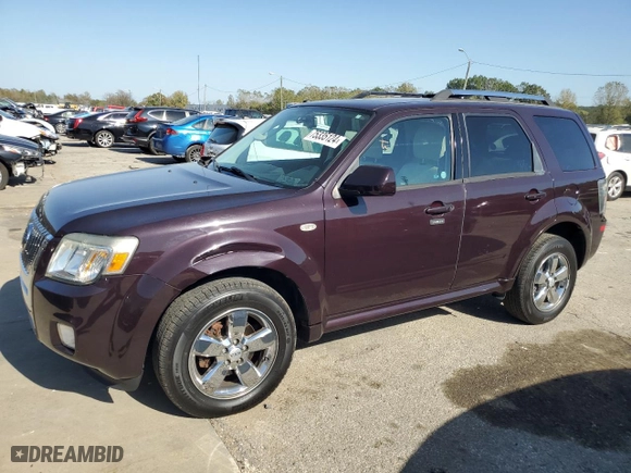 2009 Mercury Mariner Premier with VIN 4M2CU87G29KJ17027, listed as a Copart auction lot 75335124 with 152,853 mi miles and Clean Title. Bid and sale history available at carsss.com. Image 1.