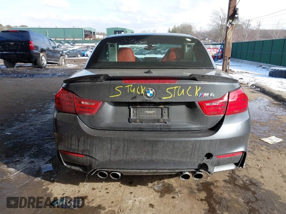 2017 BMW M4 with VIN WBS3U9C55HP970922, listed as a IAAI auction lot 41405271 with 61,953 mi miles. Bid and sale history available at carsss.com. Image 16.