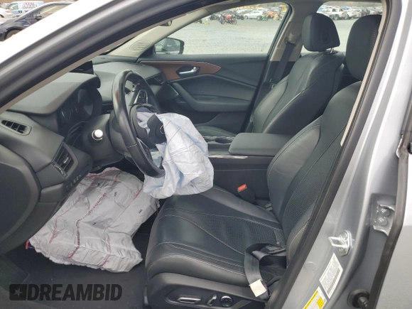 2021 Acura TLX w/Technology Package with VIN 19UUB6F43MA010418, listed as a Copart auction lot 42379255 with 0 mi miles and Salvage Title. Bid and sale history available at carsss.com. Image 7.