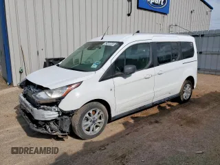 2019 Ford Transit Connect XLT with VIN NM0GE9F27K1421978, listed as a Copart auction lot 62069955 with 249,350 mi miles and Clean title. Bid and sale history available at DreamBid. Image 1.