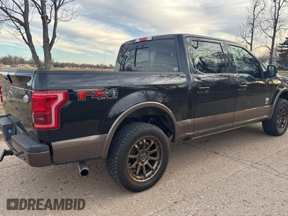 2015 Ford F-150 XLT with VIN 1FTEW1EG3FFA53104, listed as a Copart auction lot 43859665 with 182,930 mi miles and Clean Title. Bid and sale history available at carsss.com. Image 4.
