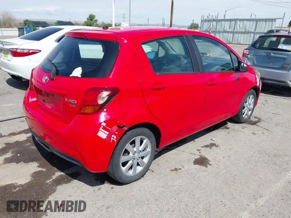 2015 Toyota Yaris L with VIN VNKKTUD33FA027229, listed as a IAAI auction lot 42147103 with 143,304 mi miles and . Bid and sale history available at DreamBid. Image 4.