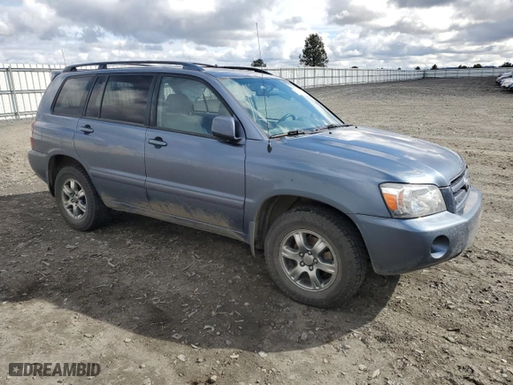 2006 Toyota Highlander w/3rd Row with VIN JTEEP21A960143585, listed as a Copart auction lot 51215165 with 198,657 mi miles and Salvage Title. Bid and sale history available at carsss.com. Image 4.