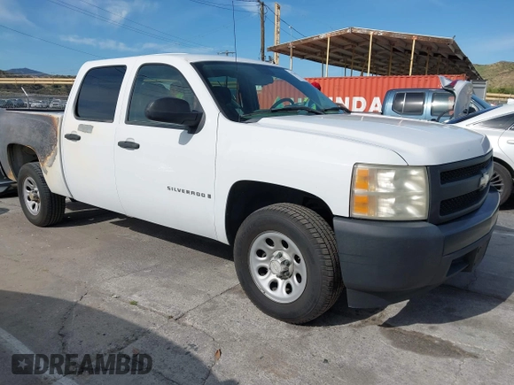 2007 Chevrolet Silverado 1500 Work Truck with VIN 2GCEC13C671558491, listed as a IAAI auction lot 41365136 with 135,260 mi miles and . Bid and sale history available at DreamBid. Image 1.
