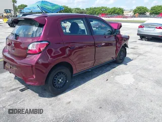 2024 Mitsubishi Mirage ES z VIN ML32AUHJ6RH027490, wystawiony jako IAAI lot #42329588 z przebiegiem 10 236 mil mil oraz . Historia ofert i sprzedaży dostępna na DreamBid. Obrazek 4.