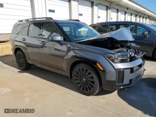2024 Hyundai Santa Fe Calligraphy with VIN 5NMP5DGL3RH047964, listed as a Copart auction lot 76766184 with 1,585 mi miles and Salvage Title. Bid and sale history available at carsss.com. Image 4.