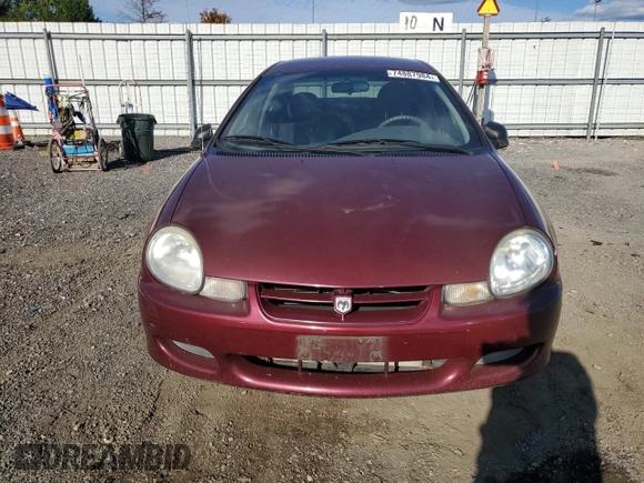 2002 Dodge Neon SE with VIN 1B3ES46C32D598896, listed as a Copart auction lot 74887984 with 93,958 mi miles and Salvage Title. Bid and sale history available at carsss.com. Image 5.