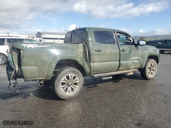 2021 Toyota Tacoma 2WD SR5 with VIN 3TMAZ5CN0MM155035, listed as a Copart auction lot 49480275 with 54,541 mi miles and Salvage Title. Bid and sale history available at carsss.com. Image 3.