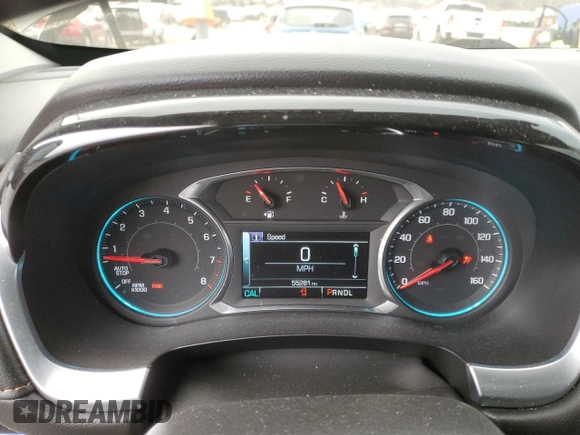 2019 Chevrolet Traverse LT Cloth with VIN 1GNERGKW4KJ125125, listed as a Copart auction lot 45719905 with 55,281 mi miles and Salvage Title. Bid and sale history available at carsss.com. Image 9.