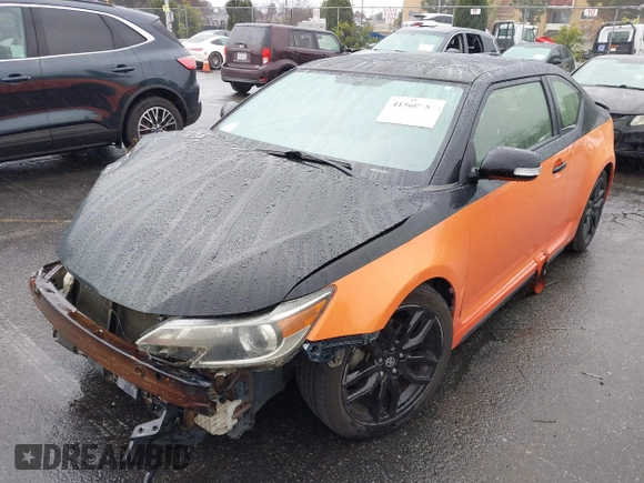 2015 Scion tC with VIN JTKJF5C79FJ007842, listed as a IAAI auction lot 41560881 with 155,436 mi miles. Bid and sale history available at carsss.com. Image 17.