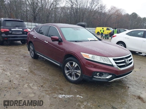 2013 Honda Crosstour EX-L z VIN 5J6TF1H56DL000603, wystawiony jako IAAI lot #41565036 z przebiegiem 186 234 mil mil oraz . Historia ofert i sprzedaży dostępna na DreamBid. Obrazek 1.