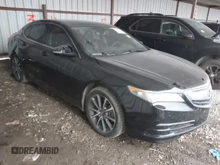 2015 Acura TLX V6 Tech with VIN 19UUB3F53FA010798, listed as a IAAI auction lot 41363061 with 127,869 mi miles. Bid and sale history available at carsss.com. Image 1.