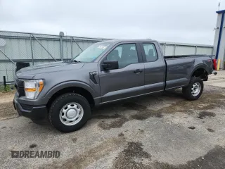 2021 Ford F-150 XL with VIN 1FTFX1E5XMKE06023, listed as a Copart auction lot 62383545 with 96,481 mi miles and Clean title. Bid and sale history available at DreamBid. Image 1.