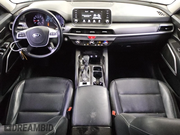 2021 Kia Telluride LX with VIN 5XYP24HC5MG104093, listed as a Copart auction lot 48163265 with 90,302 mi miles and Clean title. Bid and sale history available at DreamBid. Image 8.