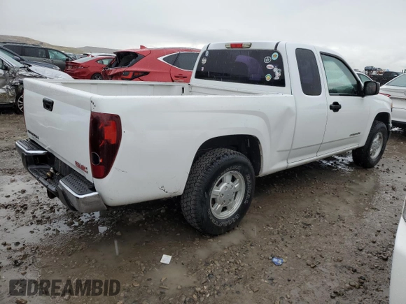 2005 GMC Canyon with VIN 1GTCS198258247180, listed as a Copart auction lot 55818325 with 218,292 mi miles and Clean title. Bid and sale history available at DreamBid. Image 3.