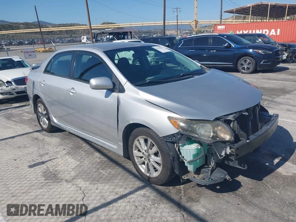 2010 Toyota Corolla with VIN 1NXBU4EE7AZ350286, listed as a IAAI auction lot 41955852 with 196,721 mi miles. Bid and sale history available at carsss.com. Image 1.
