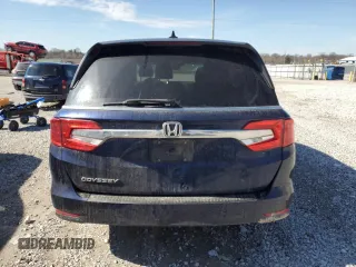 2019 Honda Odyssey EX-L with VIN 5FNRL6H70KB025729, listed as a Copart auction lot 46331235 with 123,682 mi miles and Salvage Title. Bid and sale history available at carsss.com. Image 6.