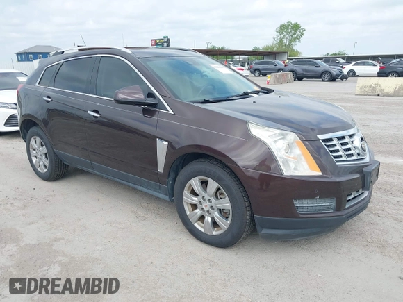 2015 Cadillac SRX Luxury Collection z VIN 3GYFNBE35FS597538, wystawiony jako IAAI lot #42056002 z przebiegiem 49 483 mil mil oraz . Historia ofert i sprzedaży dostępna na DreamBid. Obrazek 1.