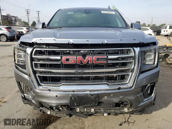 2022 GMC Yukon SLT with VIN 1GKS2BKD0NR115087, listed as a Copart auction lot 81539274 with 43,977 mi miles and Salvage Title. Bid and sale history available at carsss.com. Image 5.