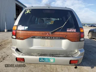 2001 Mitsubishi Montero Sport ES with VIN JA4MT21HX1P066745, listed as a Copart auction lot 43509375 with 266,130 mi miles and Salvage Title. Bid and sale history available at carsss.com. Image 6.
