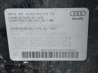 2012 Audi Q5 Premium z VIN WA1CFAFP4CA126893, wystawiony jako IAAI lot #42679662 z przebiegiem 94 760 mil mil oraz . Historia ofert i sprzedaży dostępna na DreamBid. Obrazek 9.