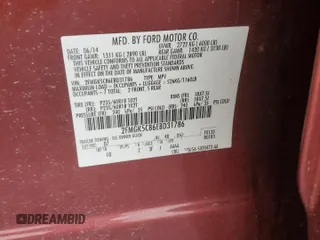 2014 Ford Flex SEL z VIN 2FMGK5C86EBD31786, wystawiony jako Copart lot #56174475 z przebiegiem 140 319 mil mil oraz Czysty tytuł • Clean title. Historia ofert i sprzedaży dostępna na DreamBid. Obrazek 12.