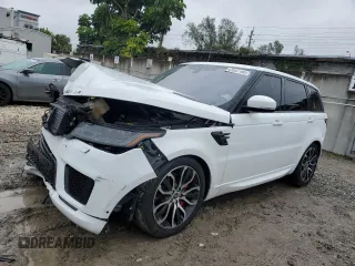 2020 Land Rover Range Rover Sport HSE Dynamic с VIN SALWR2SE8LA702630, выставлен на аукционе Copart как лот 41857165 с пробегом 77 267 миль миль и На запчасти • Non repairable. История ставок и продаж доступна на DreamBid. Изображение 1.