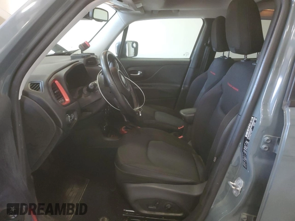 2016 Jeep Renegade Trailhawk with VIN ZACCJBCT2GPC56026, listed as a Copart auction lot 62223445 with 113,915 mi miles and Salvage title. Bid and sale history available at DreamBid. Image 7.