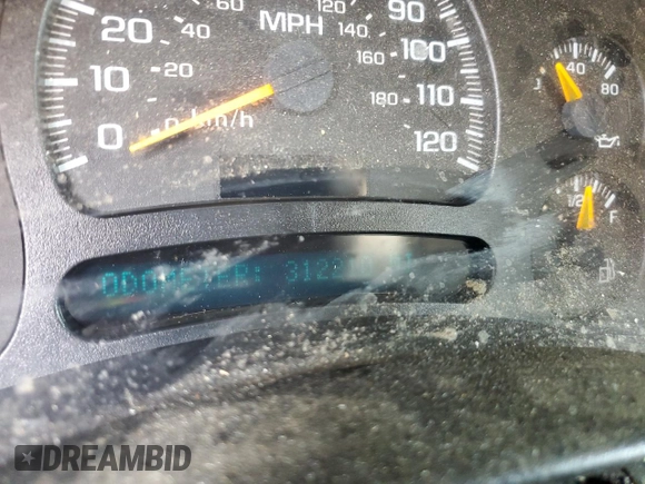 2005 Chevrolet Silverado 1500 LS with VIN 2GCEC13T251369558, listed as a Copart auction lot 52897375 with 312,210 mi miles and Salvage Title. Bid and sale history available at DreamBid. Image 9.
