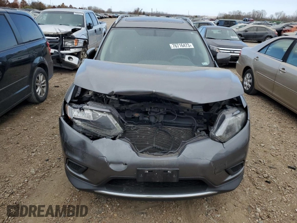 2016 Nissan Rogue SL with VIN 5N1AT2MV8GC890541, listed as a Copart auction lot 76716473 with 113,133 mi miles and Salvage Title. Bid and sale history available at DreamBid. Image 5.