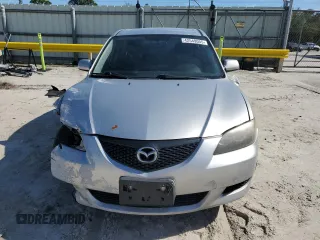 2006 Mazda 3 i with VIN JM1BK12F261537305, listed as a Copart auction lot 42549055 with Not Provided miles and Salvage Title. Bid and sale history available at carsss.com. Image 5.