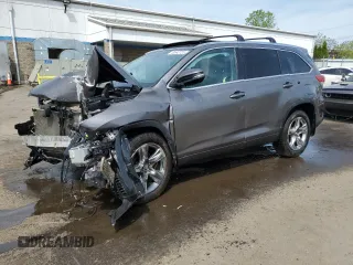 2018 Toyota Highlander Limited z VIN 5TDDZRFH5JS847006, wystawiony jako Copart lot #56543725 z przebiegiem Nie podano mil oraz Nie do naprawy • Non repairable. Historia ofert i sprzedaży dostępna na DreamBid. Obrazek 1.