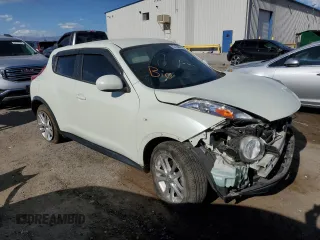 2012 Nissan Juke S with VIN JN8AF5MR3CT113909, listed as a Copart auction lot 53168675 with 0 mi miles and Salvage Title. Bid and sale history available at carsss.com. Image 4.