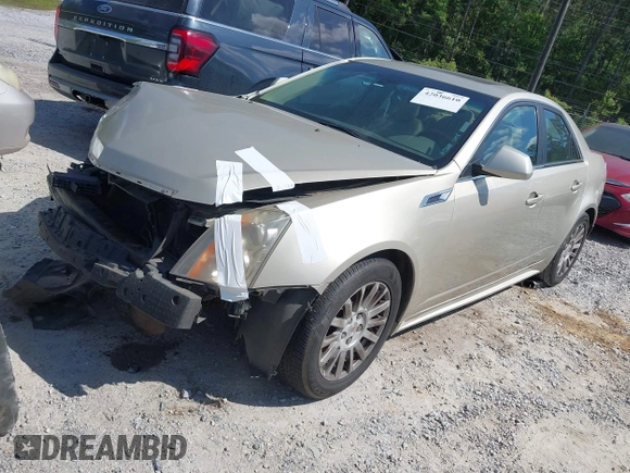 2013 Cadillac CTS Sedan Luxury with VIN 1G6DE5E5XD0174185, listed as a IAAI auction lot 42036610 with 1 mi miles. Bid and sale history available at carsss.com. Image 2.