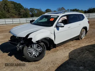 2019 Volkswagen Atlas SEL Premium z VIN 1V2NR2CAXKC532657, wystawiony jako Copart lot #84459694 z przebiegiem 64 426 mil mil oraz Nie do naprawy. Historia ofert i sprzedaży dostępna na DreamBid. Obrazek 1.