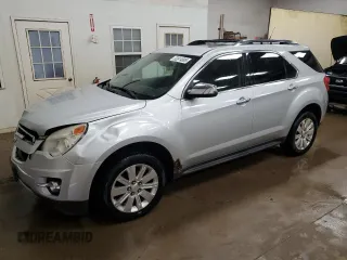 2011 Chevrolet Equinox LTZ z VIN 2CNFLGE56B6209229, wystawiony jako Copart lot #53914895 z przebiegiem 139 380 mil mil oraz Czysty tytuł • Clean title. Historia ofert i sprzedaży dostępna na DreamBid. Obrazek 1.