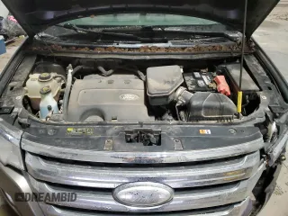 2014 Ford Edge SEL with VIN 2FMDK3JC0EBB38354, listed as a Copart auction lot 43986015 with 104,139 mi miles and Salvage Title. Bid and sale history available at carsss.com. Image 12.