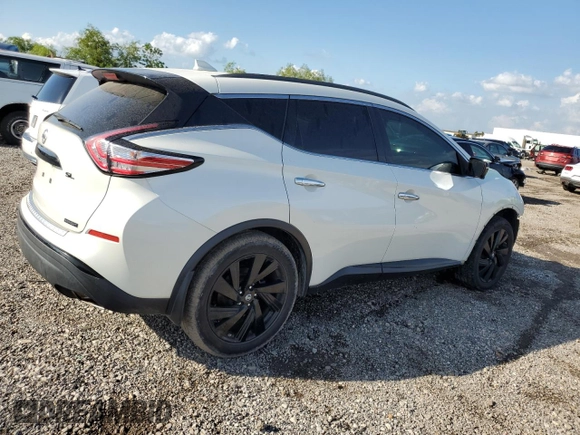 2018 Nissan Murano SV z VIN 5N1AZ2MG4JN158208, wystawiony jako Copart lot #52447825 z przebiegiem 82 285 mil mil oraz Szkoda całkowita • Salvage title. Historia ofert i sprzedaży dostępna na DreamBid. Obrazek 3.
