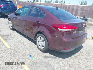 2017 Kia Forte LX with VIN 3KPFK4A71HE042784, listed as a IAAI auction lot 42152726 with 165,474 mi miles. Bid and sale history available at carsss.com. Image 3.