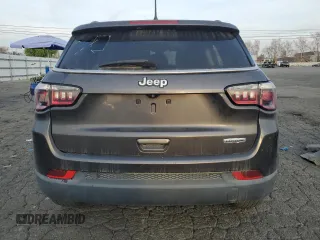 2020 Jeep Compass Latitude with VIN 3C4NJCBB4LT141325, listed as a Copart auction lot 43410945 with 52,691 mi miles and Salvage Title. Bid and sale history available at carsss.com. Image 6.