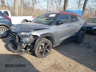 2022 Chevrolet TrailBlazer RS with VIN KL79MUSL2NB098743, listed as a IAAI auction lot 41775936 with 64,292 mi miles. Bid and sale history available at carsss.com. Image 20.