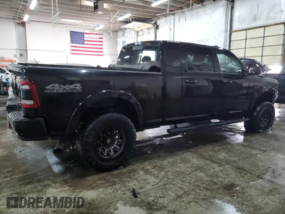 2021 Ram 2500 Laramie with VIN 3C6UR5NL8MG502996, listed as a Copart auction lot 87127824 with 63,840 mi miles and Salvage Title. Bid and sale history available at carsss.com. Image 3.