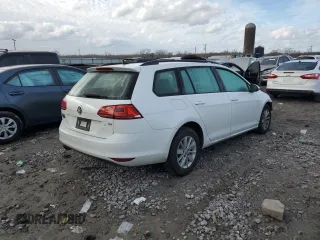 2017 Volkswagen Golf SportWagen S with VIN 3VWC17AU8HM531148, listed as a Copart auction lot 38029784 with 53,221 mi miles. Bid and sale history available at carsss.com. Image 3.