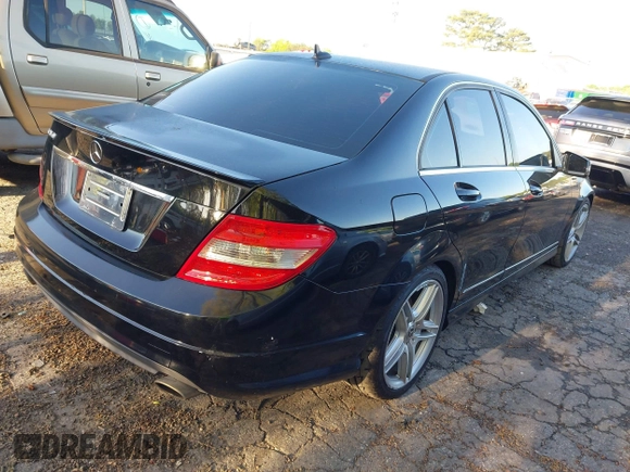 2011 Mercedes-Benz C 350 Sport with VIN WDDGF5GB0BR145111, listed as a IAAI auction lot 41989087 with 124,346 mi miles and . Bid and sale history available at DreamBid. Image 4.